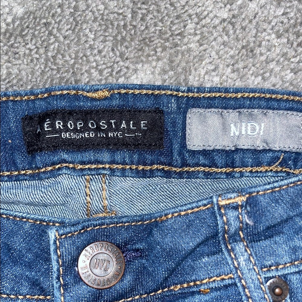 Aeropostale Distressed Blue Jean Shorts Bundle - Picture 10 of 12